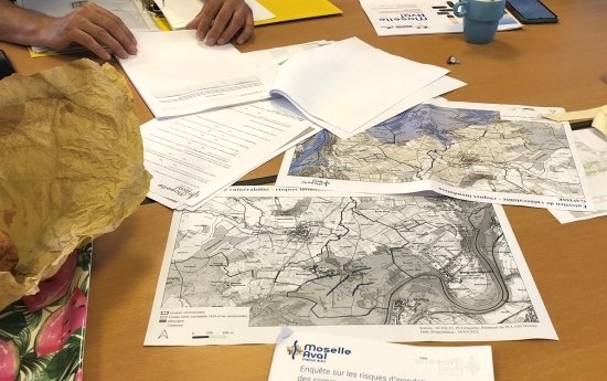 Réalisation des entretiens de vulnérabilité aux risques d’inondation auprès des communes riveraines de la Moselle aval